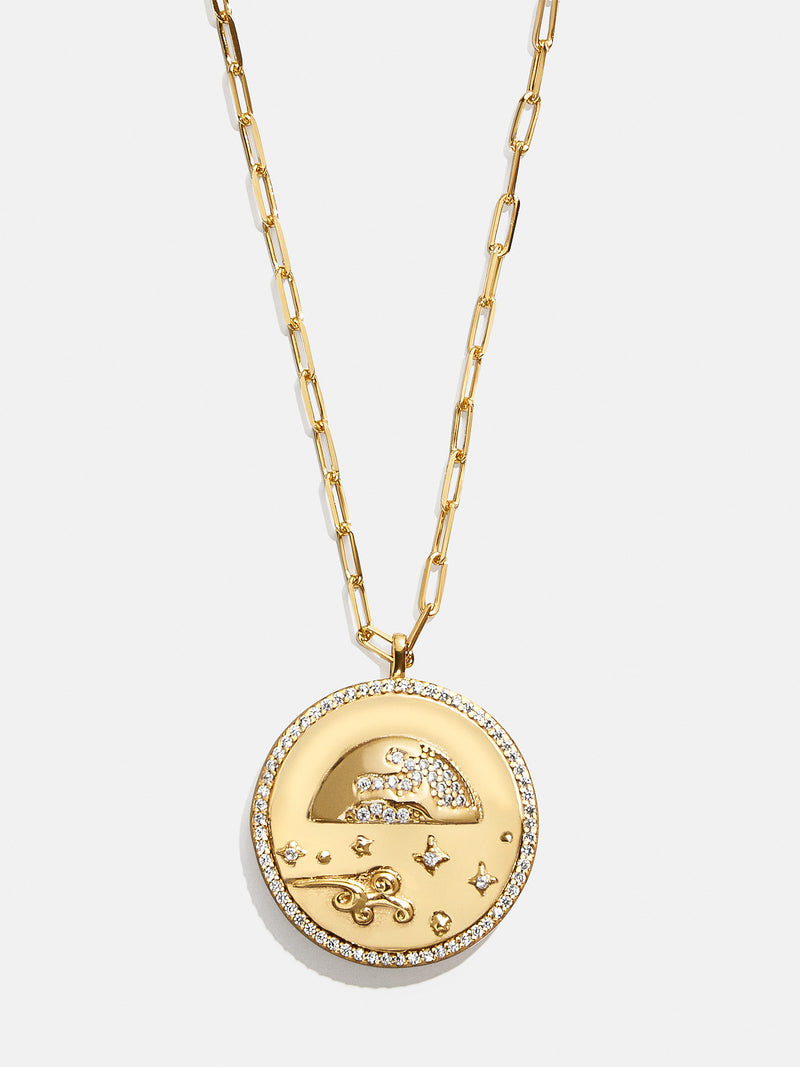 BaubleBar 18K Gold Ocean Reversible Pendant Necklace - Aqua - 
    Enjoy 20% off - This Week Only
  
