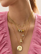 BaubleBar 18K Gold Fire Reversible Pendant Necklace - Navy - 
    Enjoy 20% off - This Week Only
  
