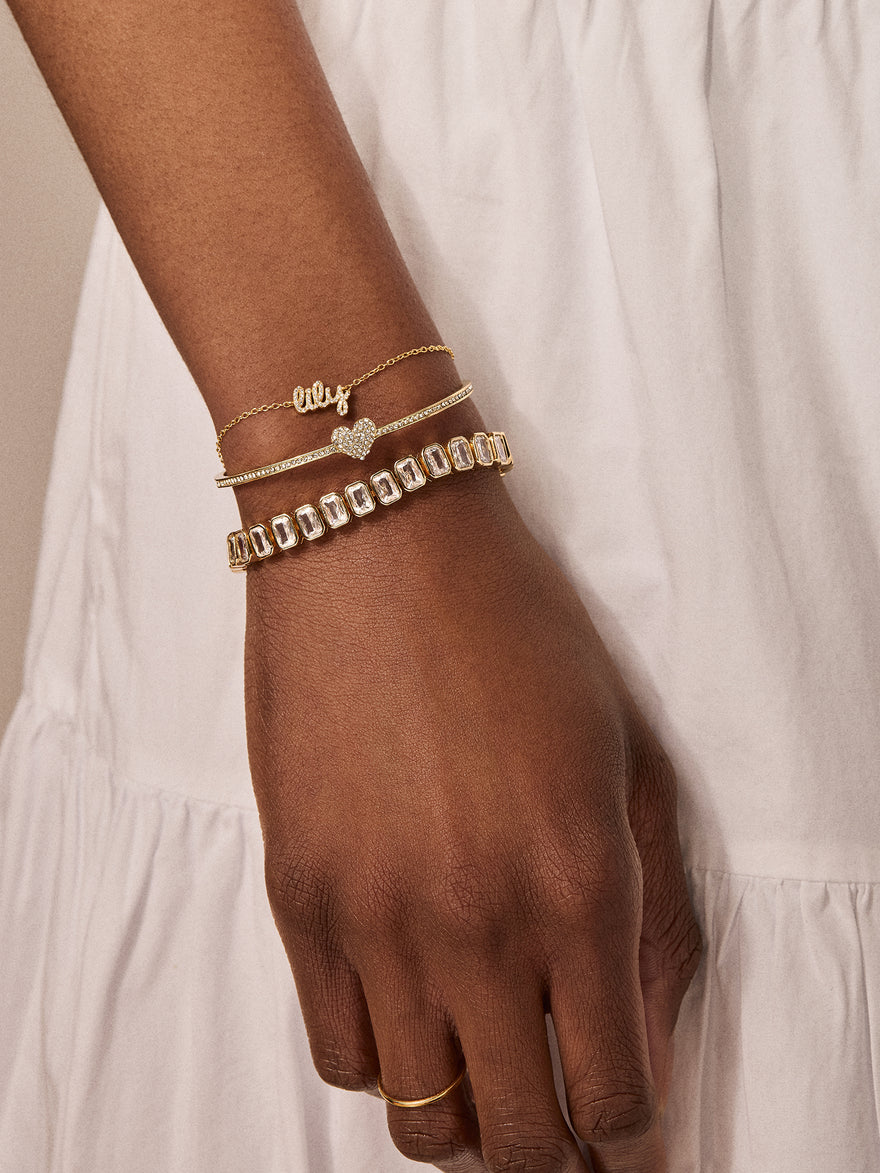 Heart Cuff Bracelet - Heart