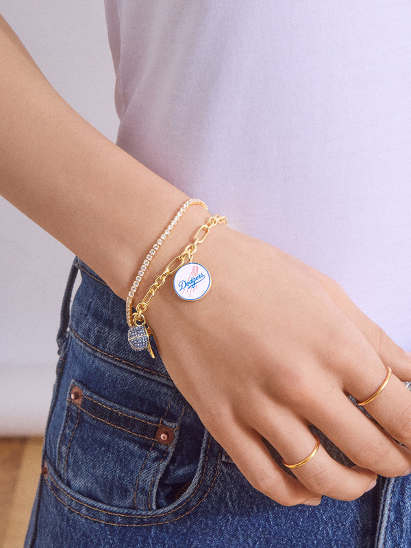 MLB Charm Bracelet - Los Angeles Dodgers