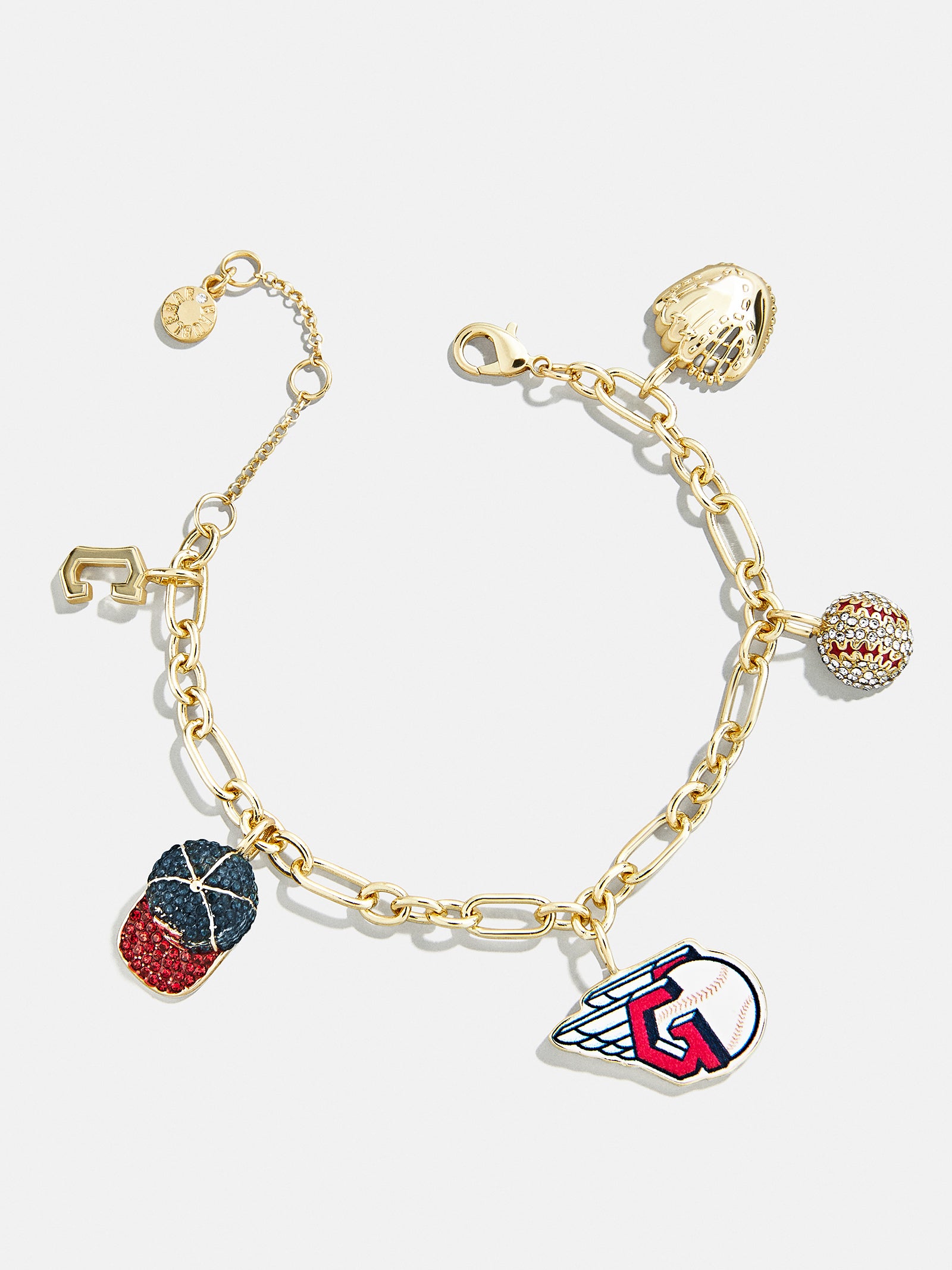 MLB Charm Bracelet - Cleveland Guardians