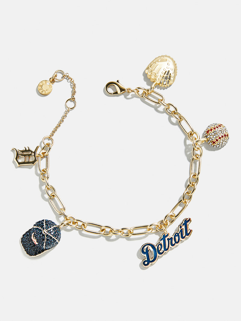 MLB Charm Bracelet Detroit Tigers – MLB charm bracelet – BaubleBar