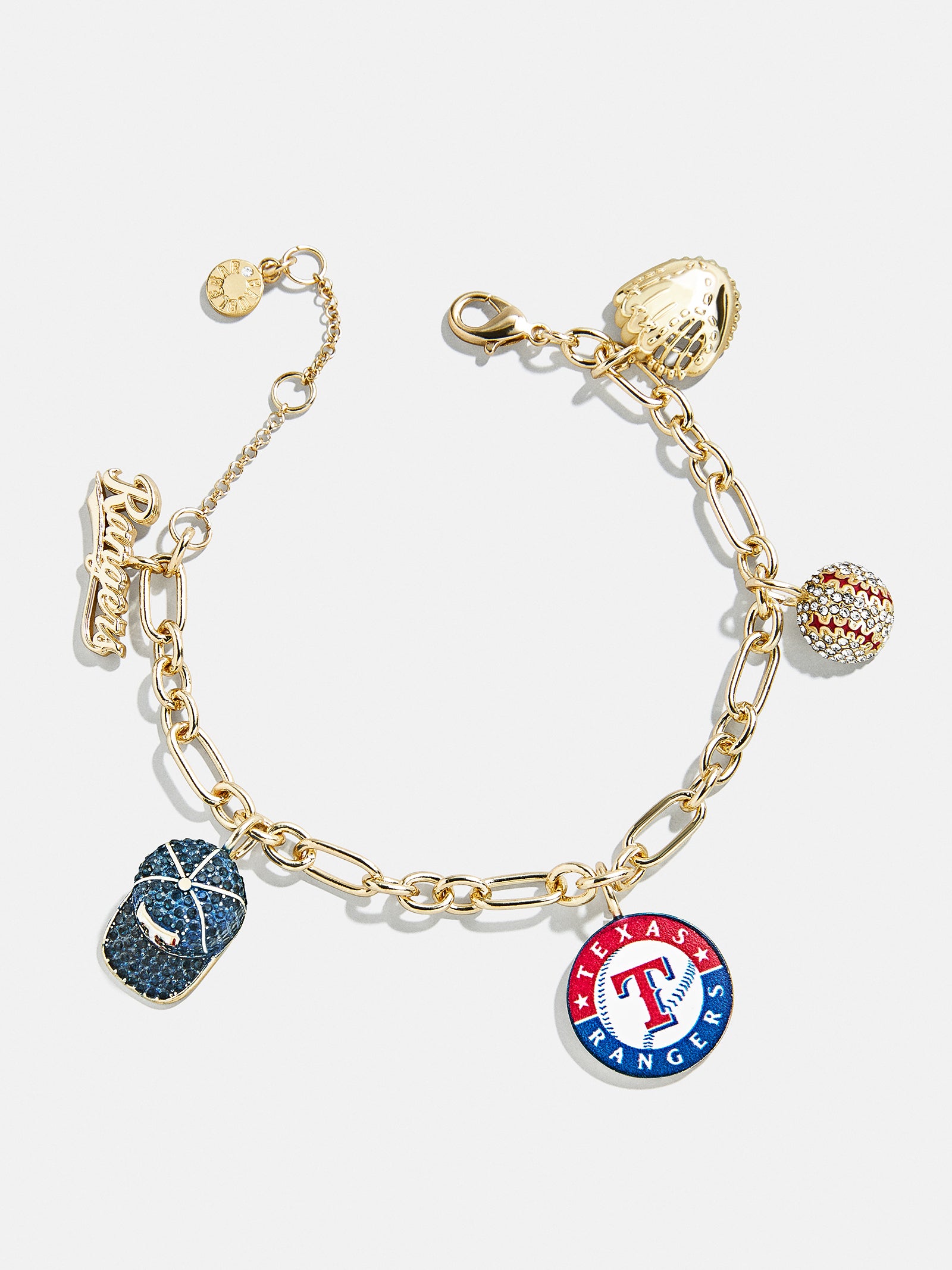 MLB Charm Bracelet - Texas Rangers