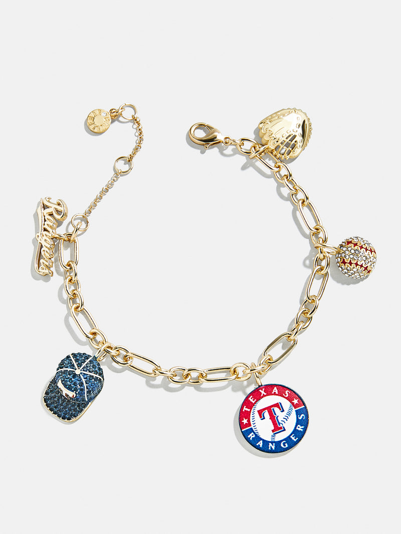 MLB Charm Bracelet - Texas Rangers