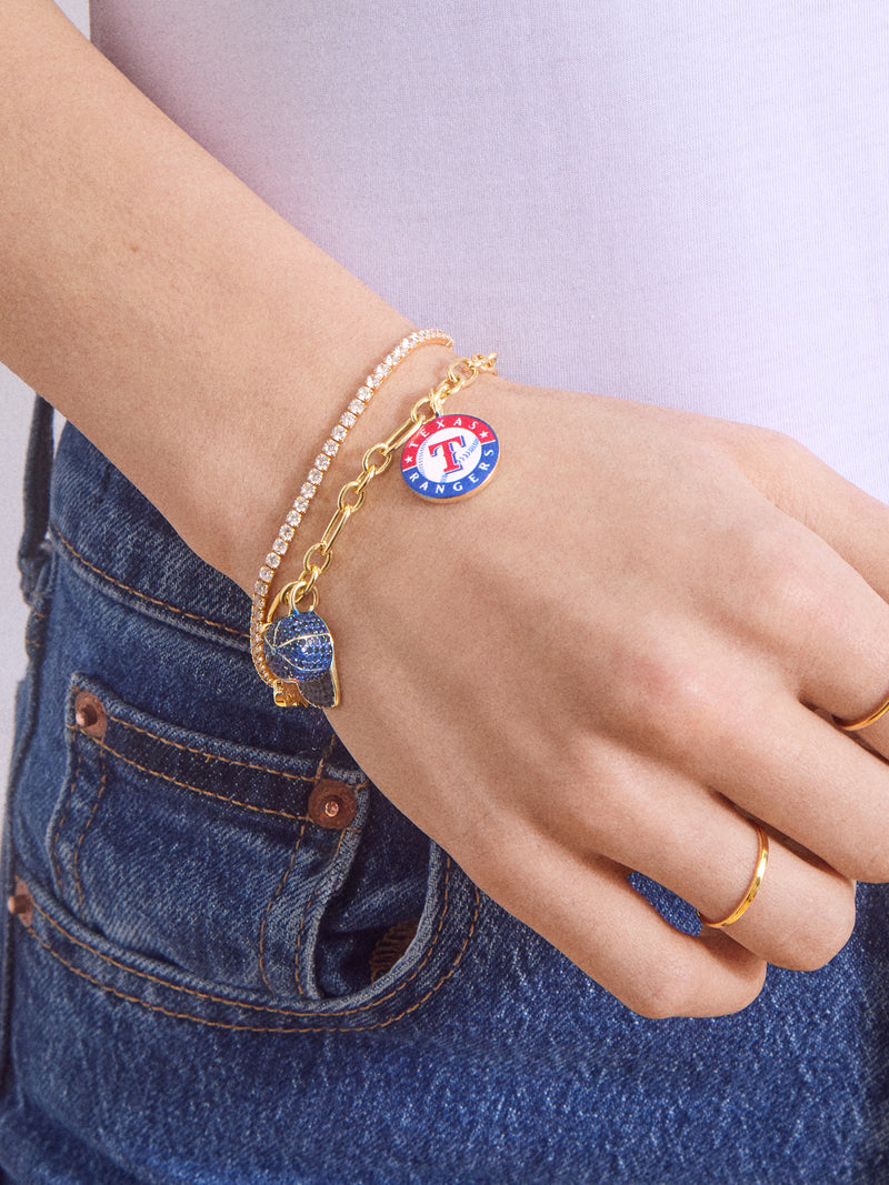BaubleBar MLB Charm Bracelet - Texas Rangers - 
    20% Off MLB Styles. For one week only.
  
