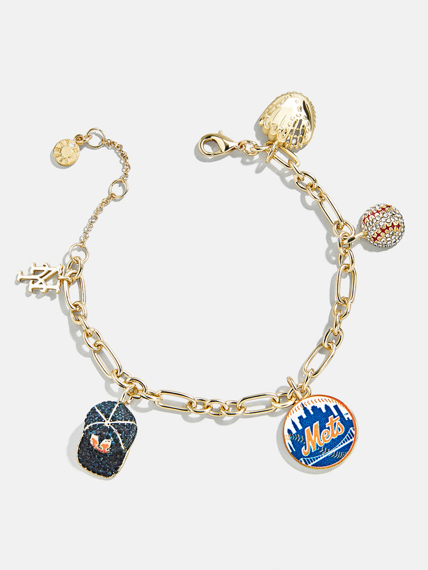 MLB Charm Bracelet - New York Mets