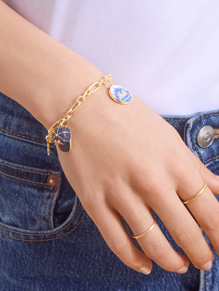 MLB Charm Bracelet - New York Mets