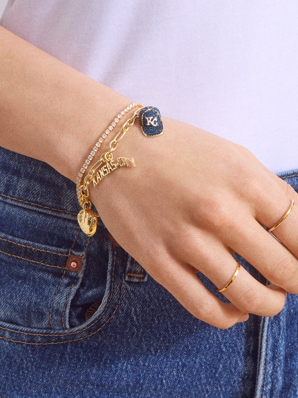 MLB Charm Bracelet - Kansas City Royals