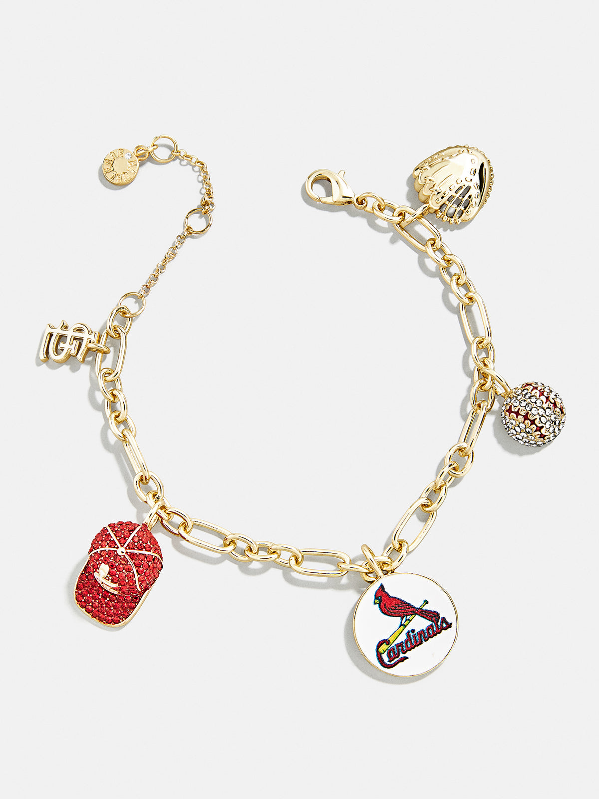 MLB Charm Bracelet - St. Louis Cardinals