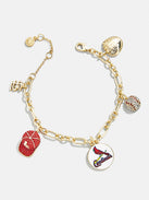 MLB Charm Bracelet - St. Louis Cardinals