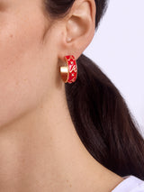 BaubleBar WEAR By Erin Andrews X BaubleBar Atlanta Braves Enamel Hoop Earrings - Atlanta Braves - 
    Enjoy 20% off - This Week Only
  
