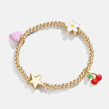 Made You Smile Kids' Charm Bracelet - Cherry