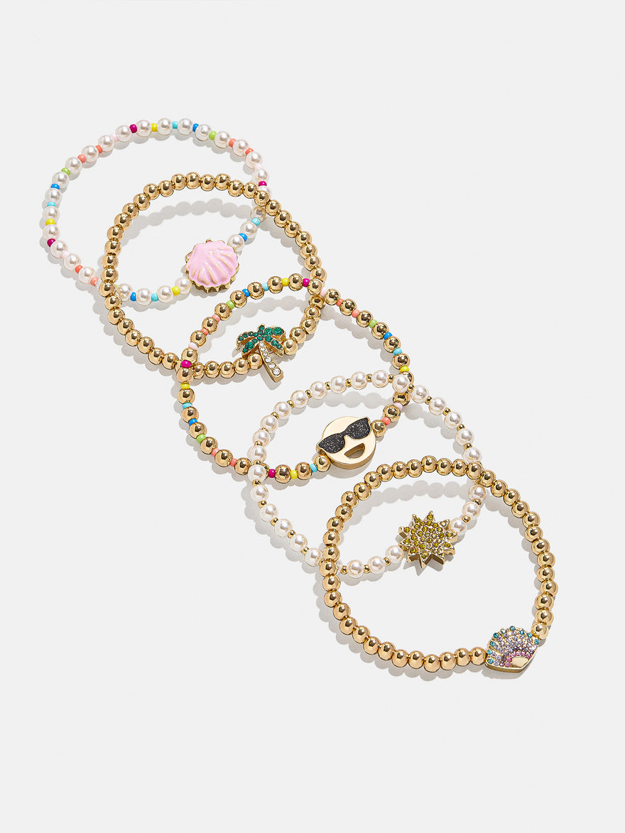 Island Time Kids’ Bracelet Set - Seashell