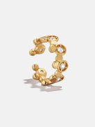 Disney Mickey Mouse 18K Gold Plated Sterling Silver Ear Cuff - Gold/Pavé