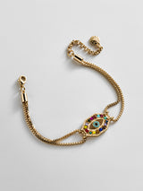 BaubleBar Evil Eye Reversible Bracelet - Gold/Multi - 
    Multicolored and clear reversible evil eye bracelet 
  
