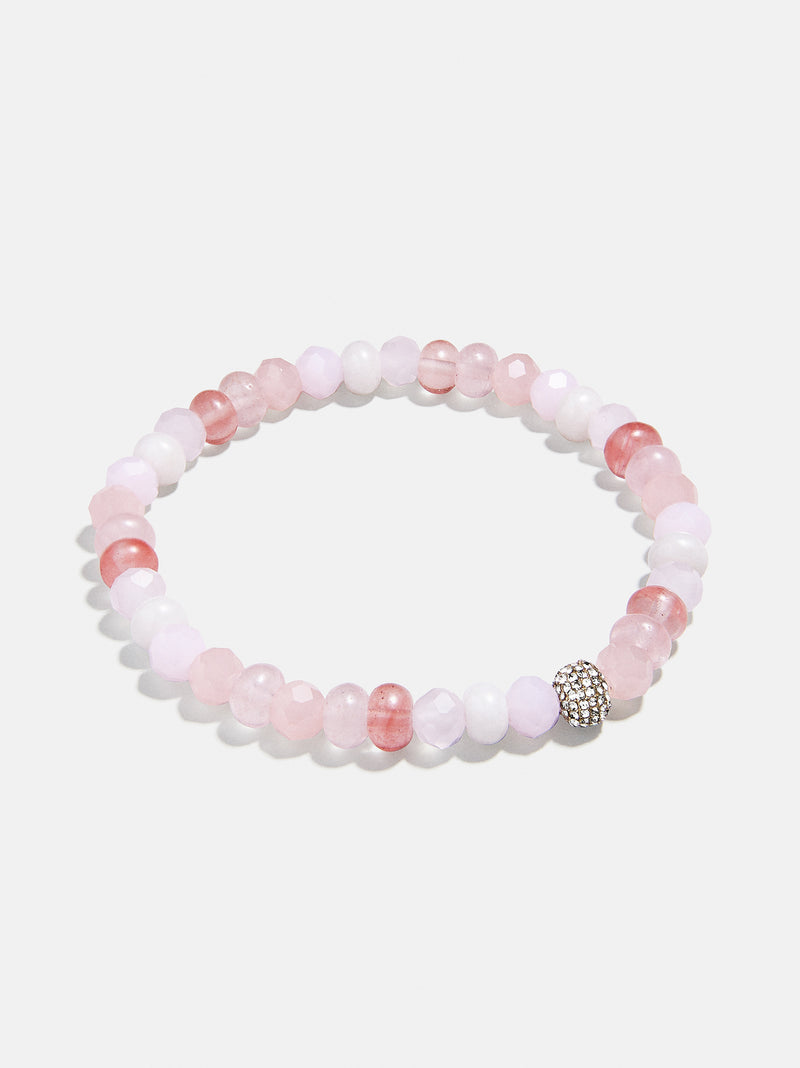 BaubleBar Marysol Semi-Precious Bracelet - Pink - 
    Pavé semi-precious stretch bracelet
  
