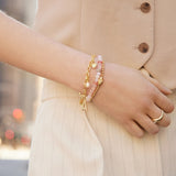 Silma 18K Gold Evil Eye Bracelet - Gold/Pavé