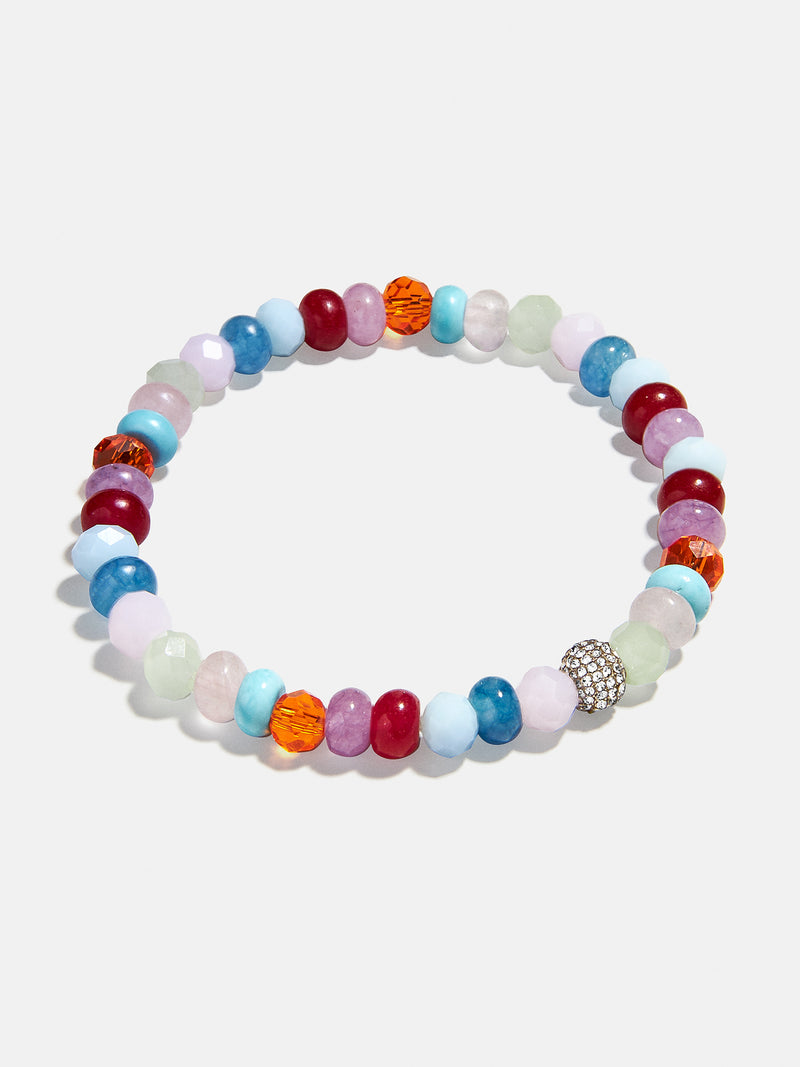 BaubleBar Marysol Semi-Precious Bracelet - Multi - 
    Pavé semi-precious stretch bracelet
  
