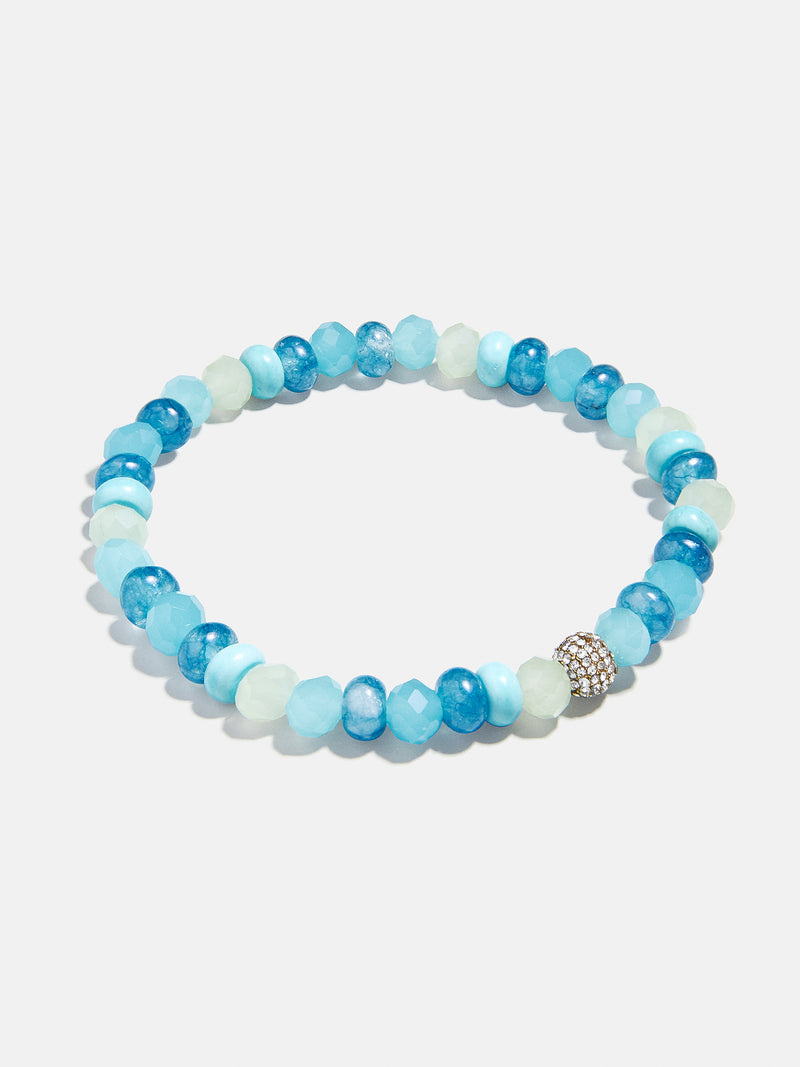 BaubleBar Marysol Semi-Precious Bracelet - Turquoise - 
    Pavé semi-precious stretch bracelet
  
