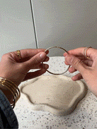 Alexia Bangle Bracelet Set - Gold