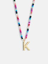 BaubleBar K - 
    Personalized beaded necklace
  
