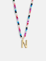 BaubleBar N - 
    Personalized beaded necklace
  
