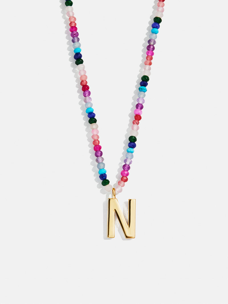 BaubleBar N - 
    Personalized beaded necklace
  
