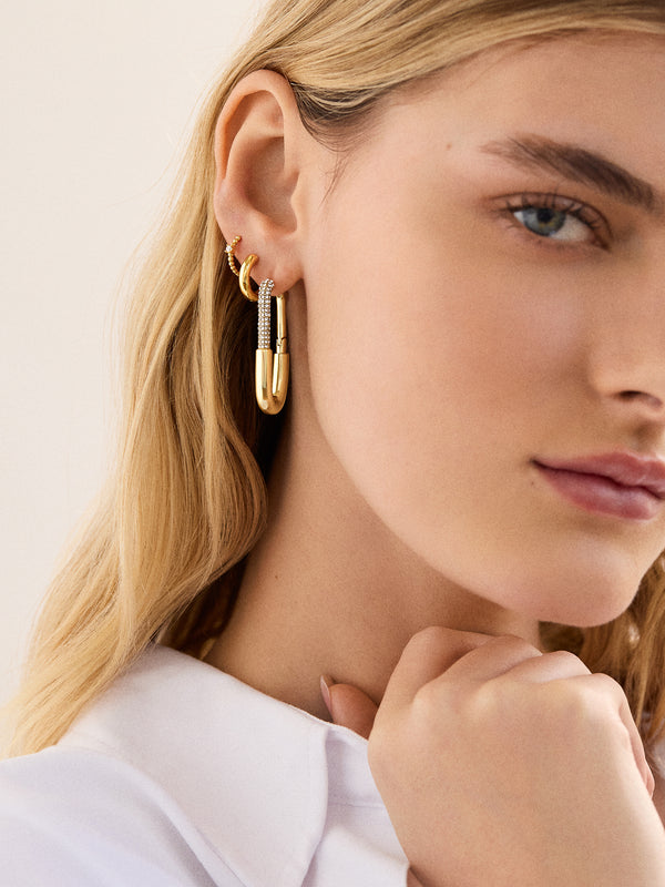 Liza Hoop Earrings - Large