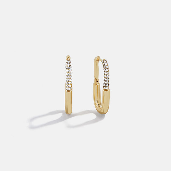 アクセサリー luijewelry tiny hoop Dua Lipa Chain Link Huggies Earring – The Songbird Collection