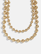 BaubleBar Pisa Layered Necklace - Gold - 
    Gold beaded necklace
  
