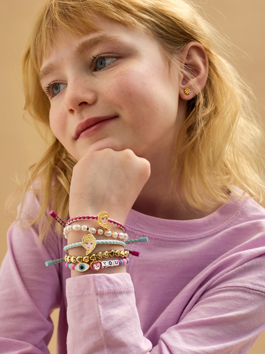 Disney Kid's Frozen BFF Bracelet Set - Elsa & Anna
