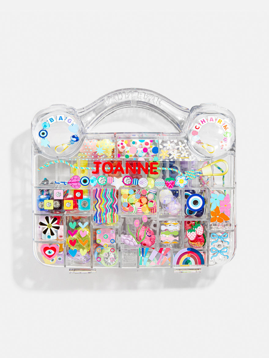 Confetti Initial Bag Charm - Multi