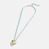 Millie Bubble Heart Necklace - Turquoise