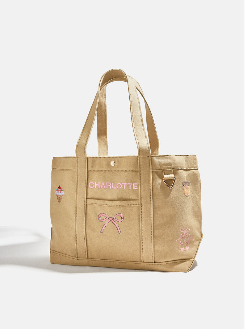 BaubleBar Beige - 
    Hand select 5 icons to personalize your tote
  
