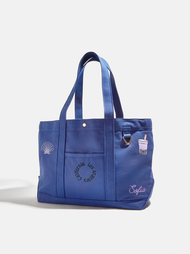 BaubleBar Navy - 
    Hand select 5 icons to personalize your tote
  
