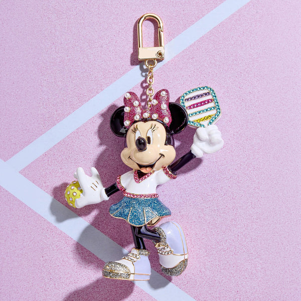 Disney Minnie Mouse Pickleball 3D Bag Charm in Minnie Mouse
