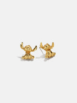 BaubleBar Disney Stitch 18K Gold Plated Sterling Silver Earrings - Gold - 
    Gold stud earrings
  
