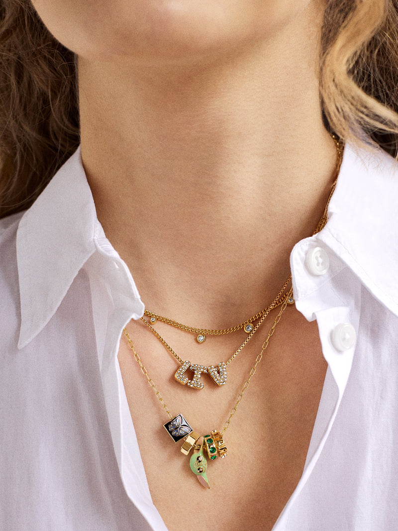 BaubleBar STAR WARS™ GROGU™ Charm Necklace - Gold/Green - 
    STAR WARS™ GROGU™ Charm Necklace
  

