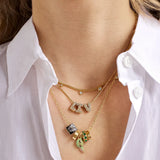 STAR WARS™ GROGU™ Charm Necklace - Gold/Green