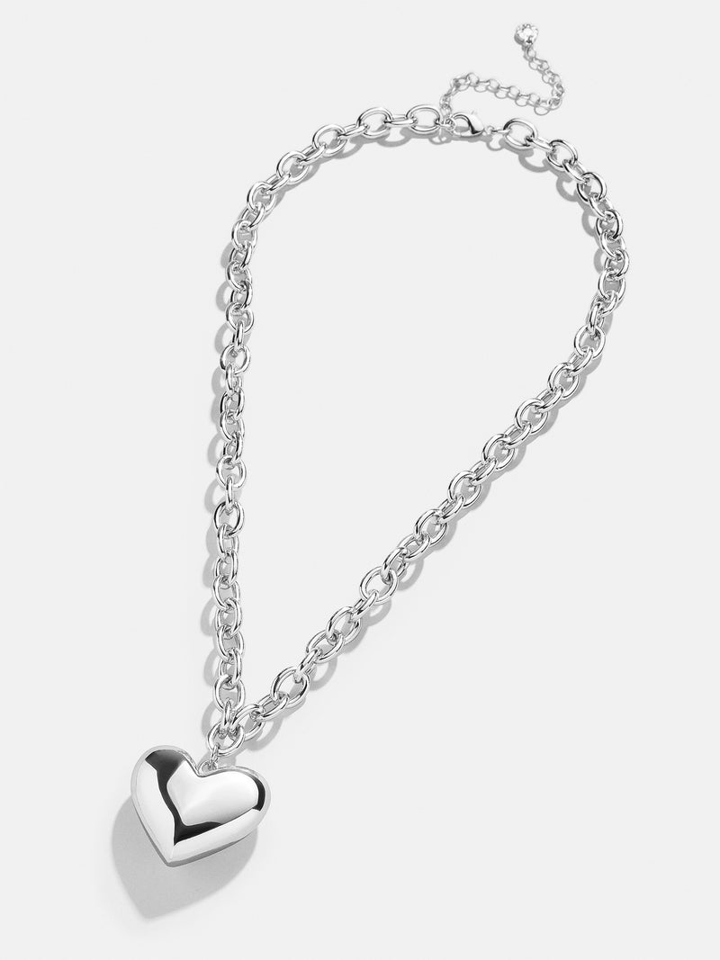 BaubleBar Millie Bubble Heart Necklace - Silver - 
    Enjoy 20% off - This Week Only
  
