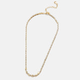 Disney Mickey Mouse Bezel Custom Tennis Necklace - Gold/Pavé