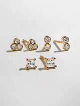 BaubleBar Beckett Waterproof Earring Set - Gold/Pavé - 
    Ends Friday: Enjoy 20% Off 
  
