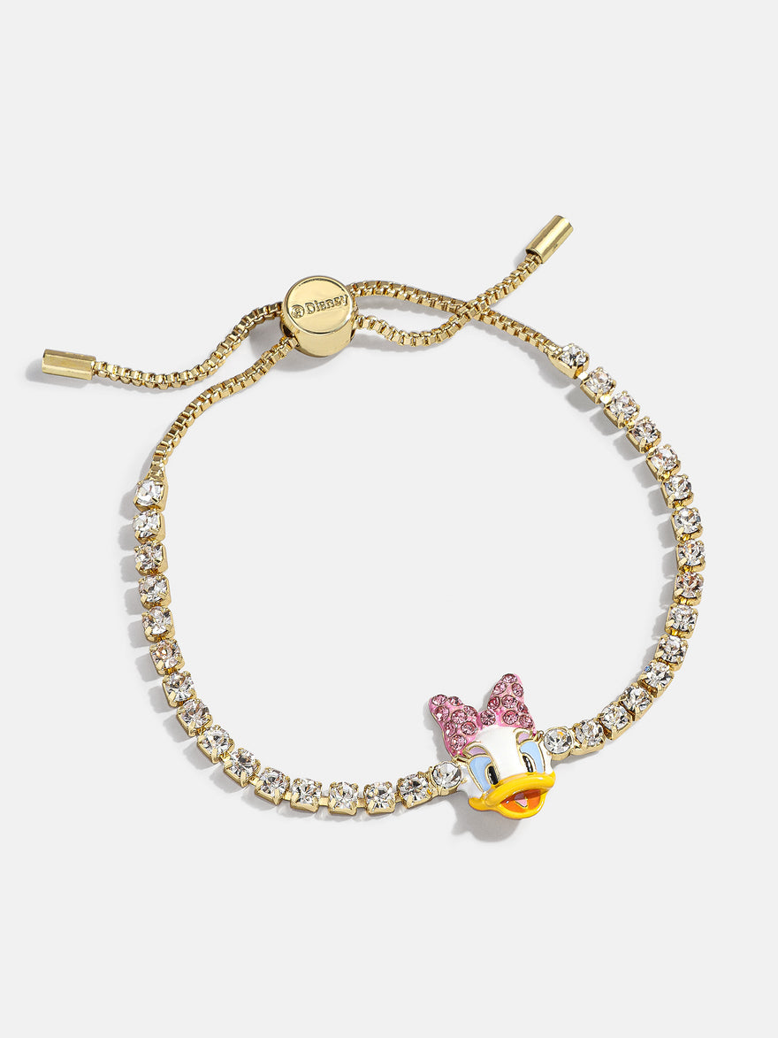 Disney Daisy Duck Tennis Bracelet - Clear