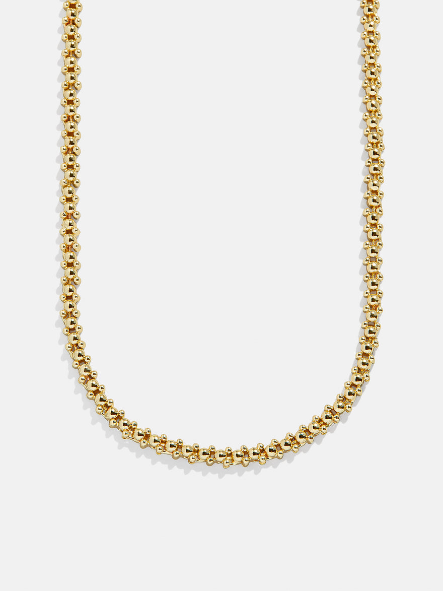 Disney Mickey Mouse Repeating Tennis Necklace - Gold