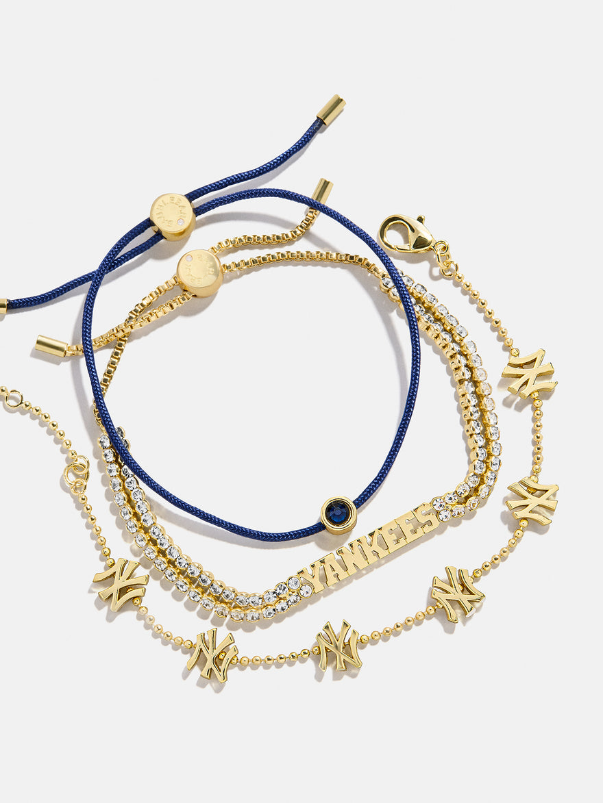 MLB Bracelet Set - New York Yankees