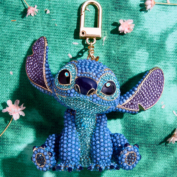 Disney Stitch 3D Bag Charm - Blue – Stitch keychain – BaubleBar