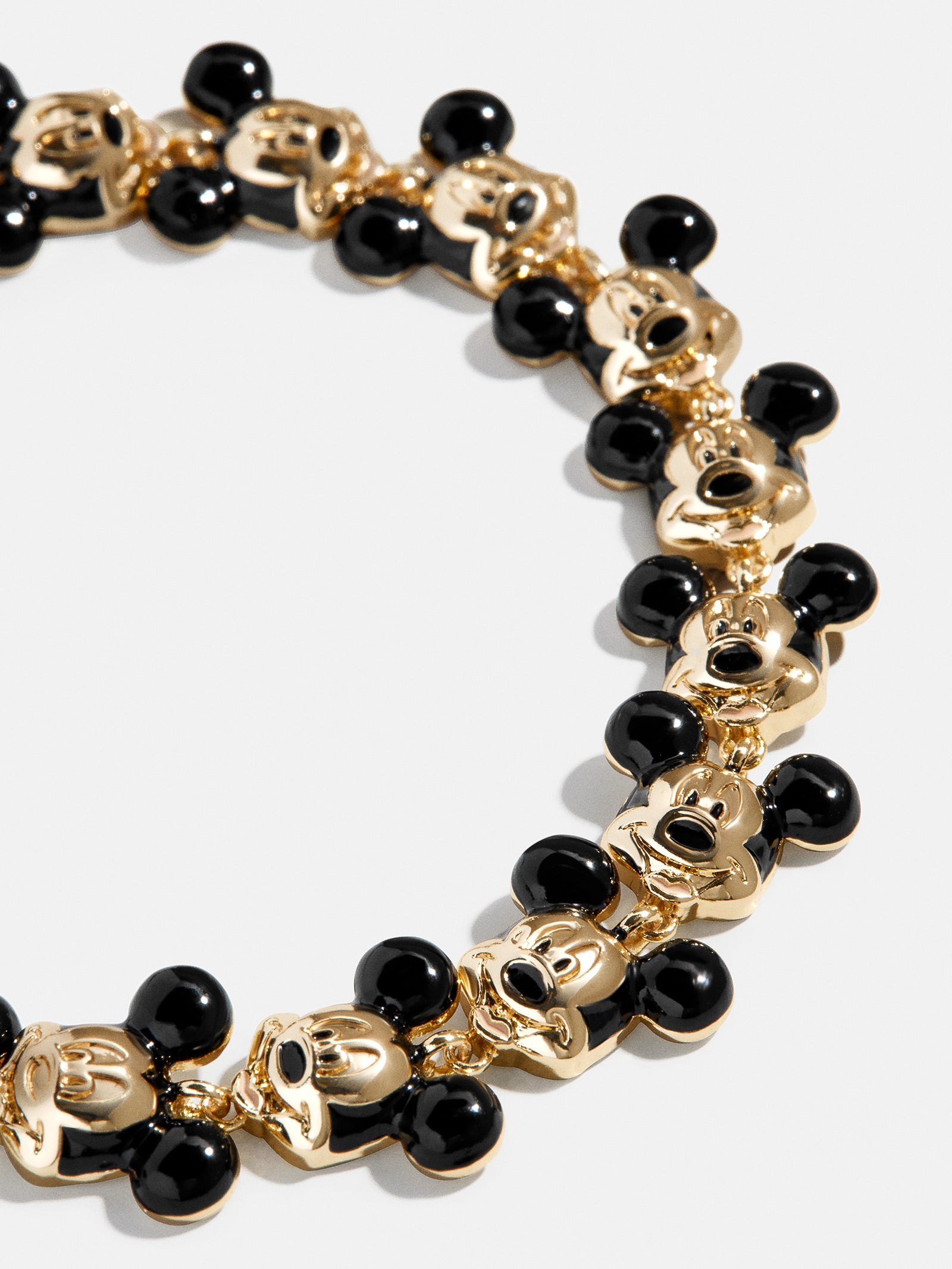 ◆bauble bar◆Mickey Mouse Disney Repeating Tennis Bracelet Mickey Mouse Disney Repeating Tennis Bracelet - Gold