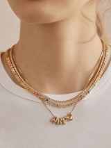 BaubleBar Disney Mickey Mouse Repeating Tennis Necklace - Multi - 
    Rainbow necklace 
  
