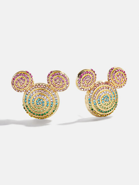 Disney Mickey Mouse Spiral Earrings - Gold/Multi – Enjoy 25