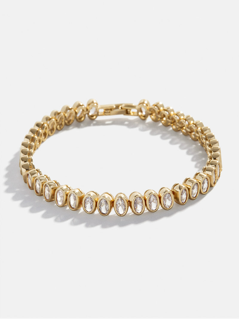 BaubleBar Claudia Tennis Bracelet - Oval Bezel - 
    Crystal tennis bracelet
  
